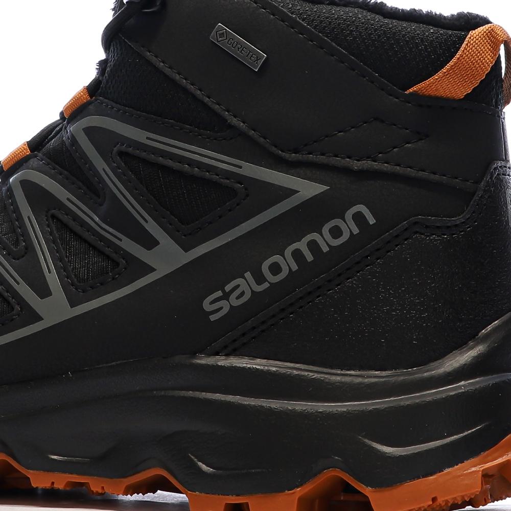 Chaussures de Randonnée Apres Ski Noir/Orange Homme Salomon Shoes Cruzano 3 Mid Gtx vue 7