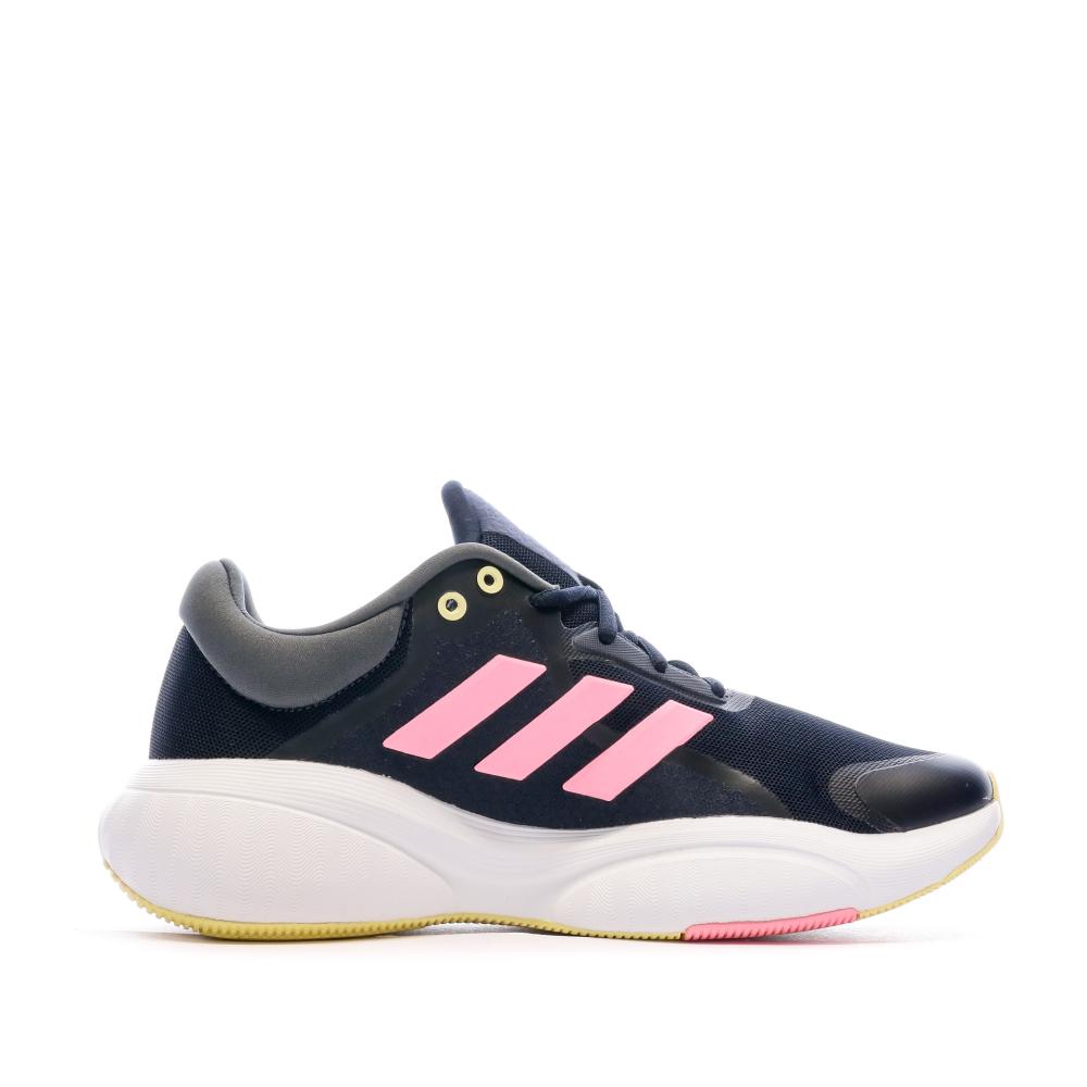 Chaussures de running Marine/Rose Femme Adidas Response vue 2