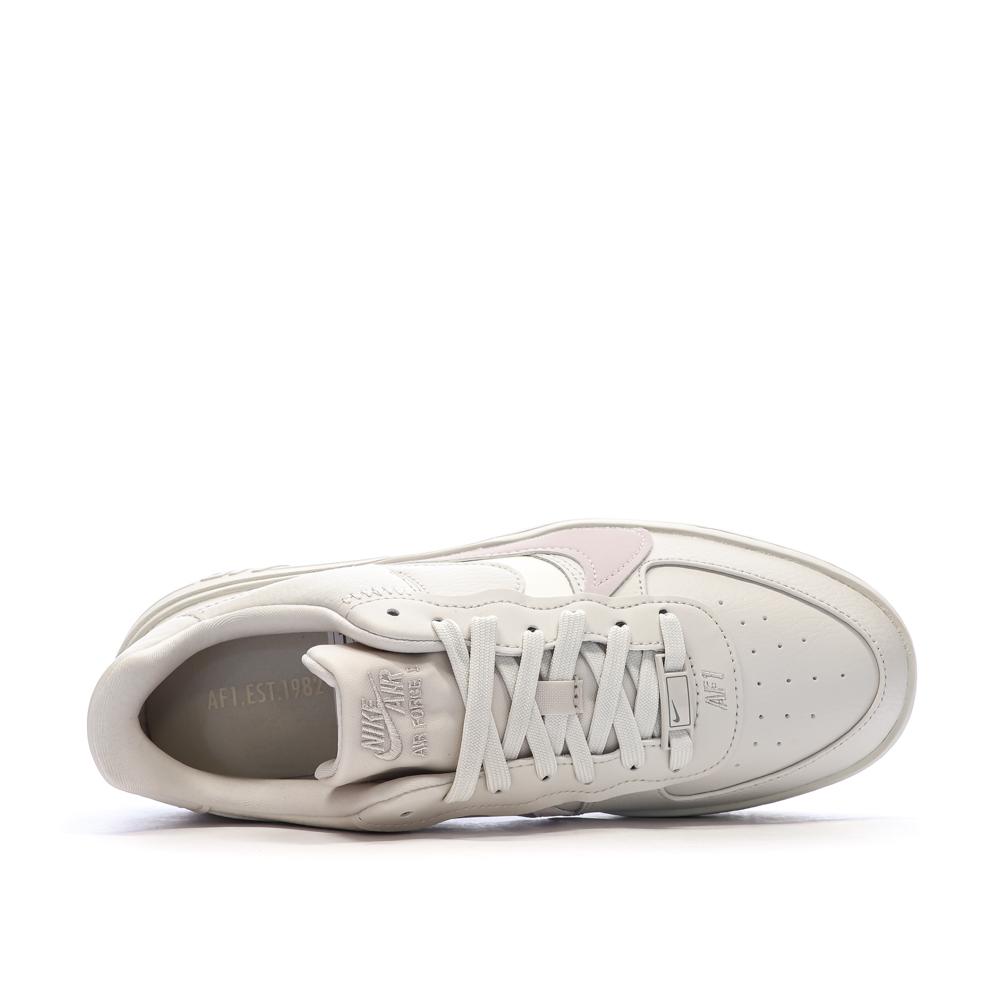 Air Force 1 Greige Femme Nike PLT. AF. ORM vue 4