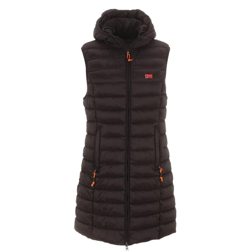 Doudoune sans manche Noir Femme Geographical Norway Vatikolor pas cher