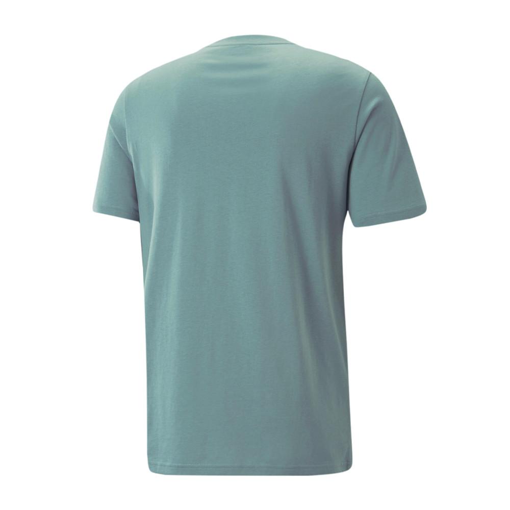 T-shirt Vert Homme Puma Wording vue 2