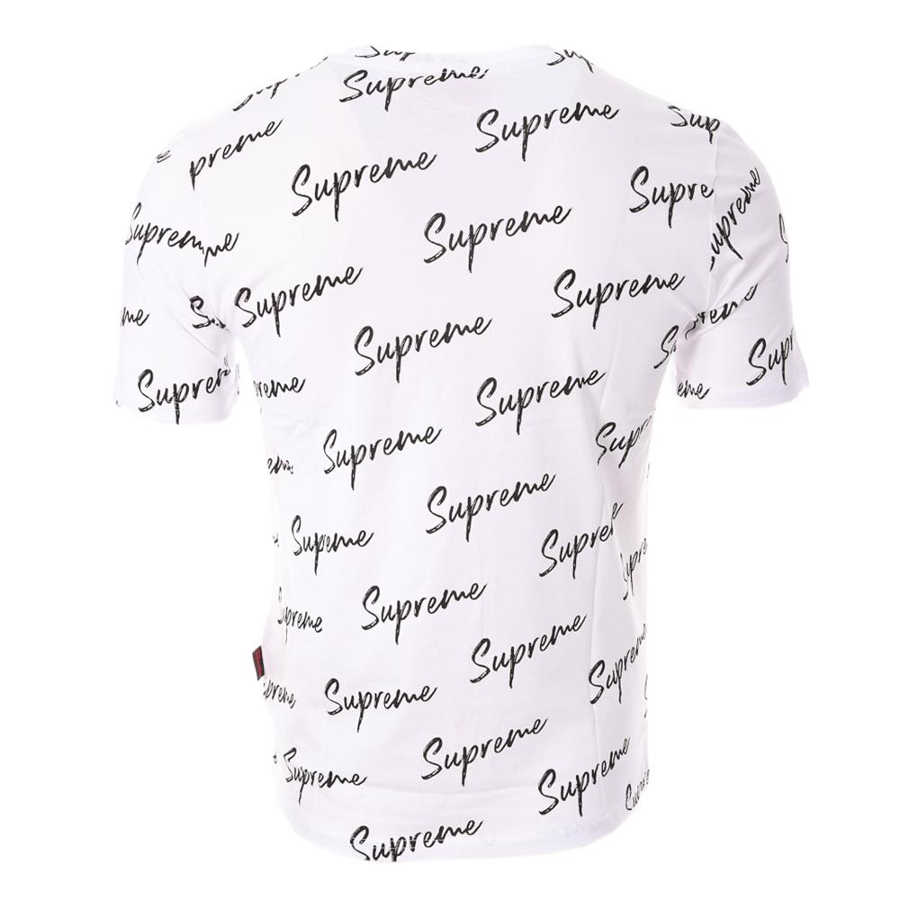 T-shirt Blanc Homme Supreme Grip Many vue 2