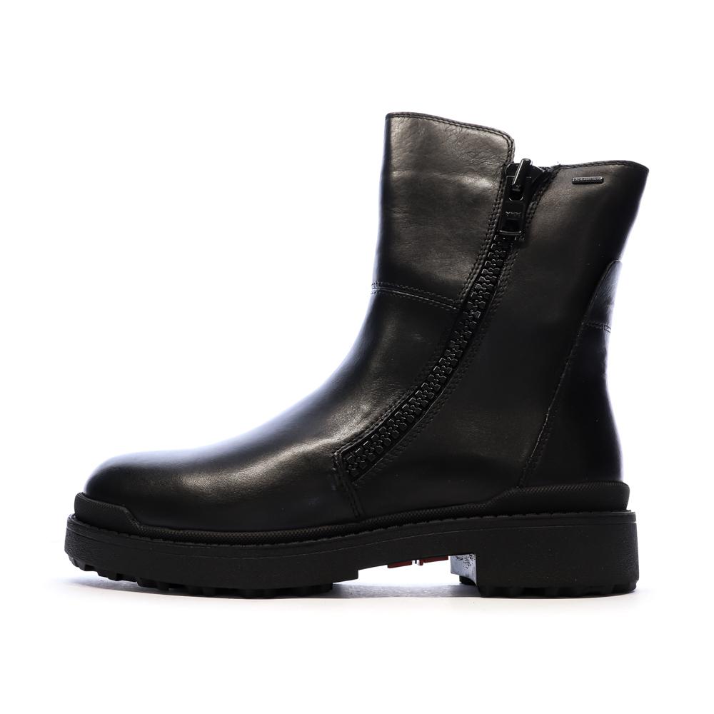 Bottines Noir Femme Geox Nevegal pas cher