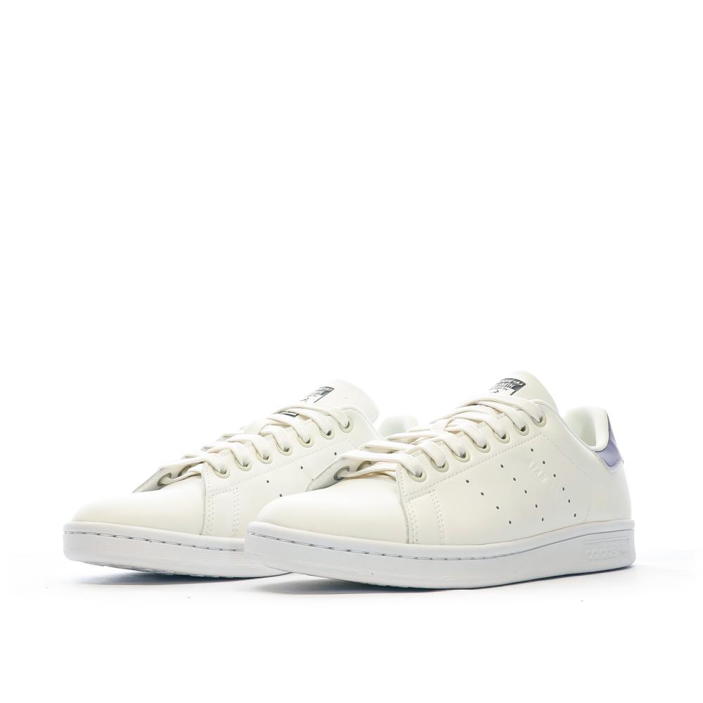 Baskets Blanches Femme Adidas Stan Smith Owhite vue 6