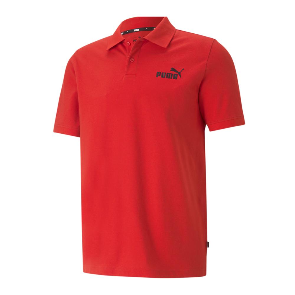 Polo Rouge Homme Puma Essential pas cher