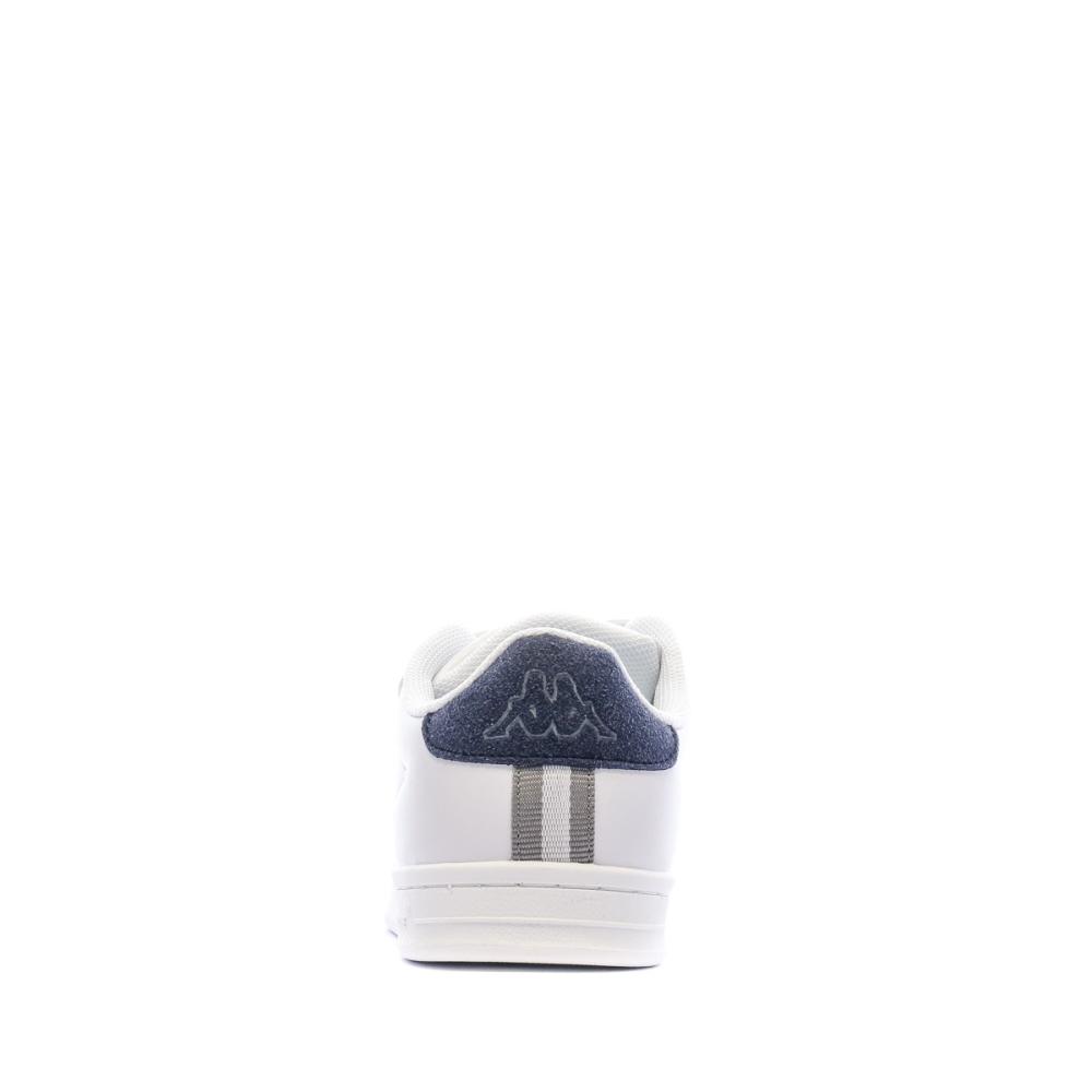 Baskets blanches enfant Kappa Logo Alpha 2V vue 3