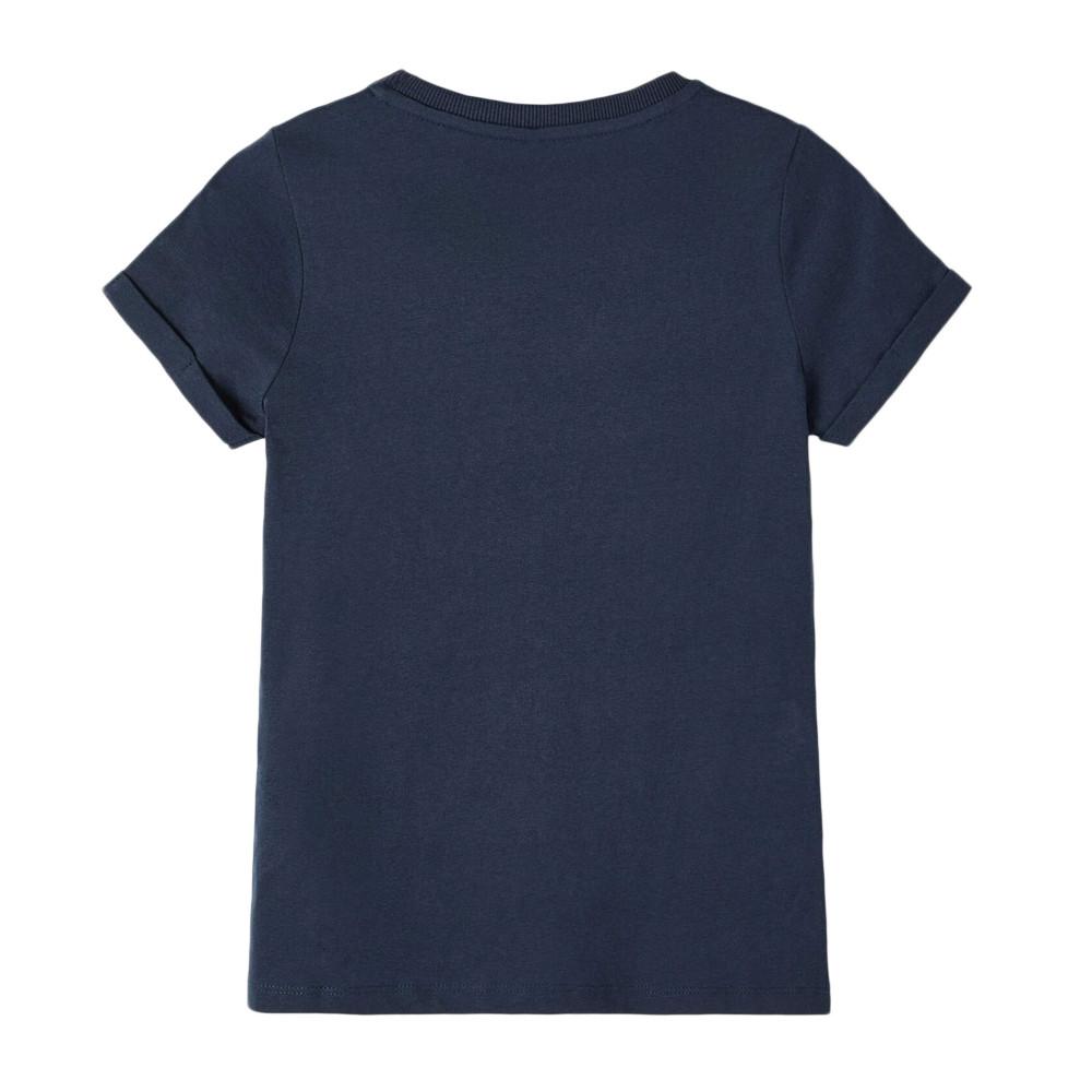 T-shirt Bleu Fille Name it Tatianna vue 2