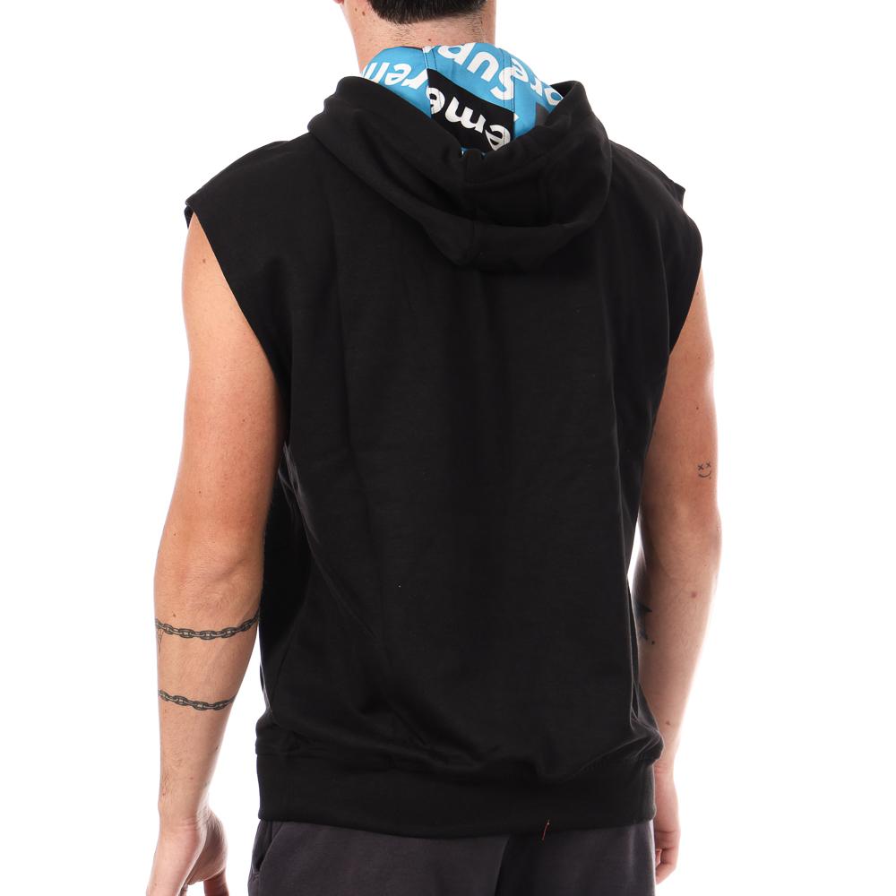 Sweat sans manches Noir Homme Supreme Grip Rainbow vue 2