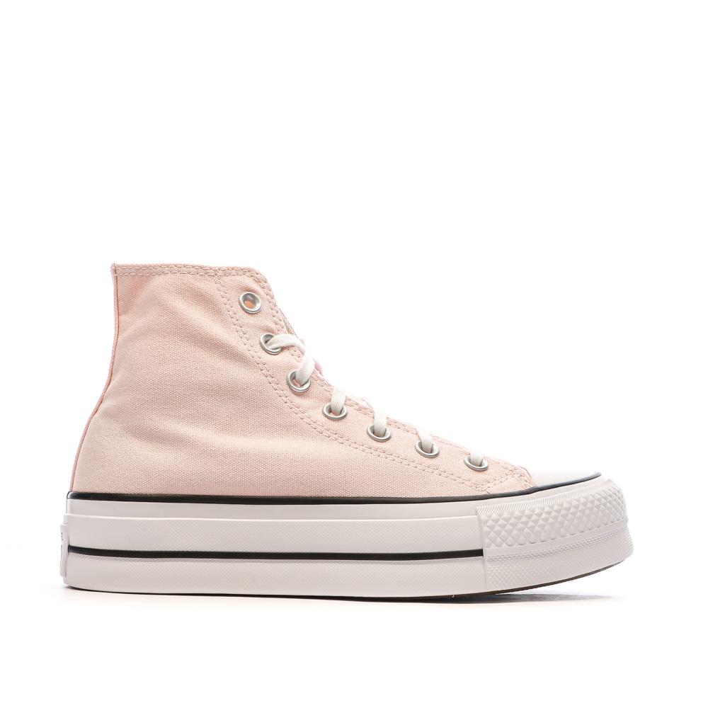 Baskets Roses Femme Converse All Star Lift Platform A06507C vue 2
