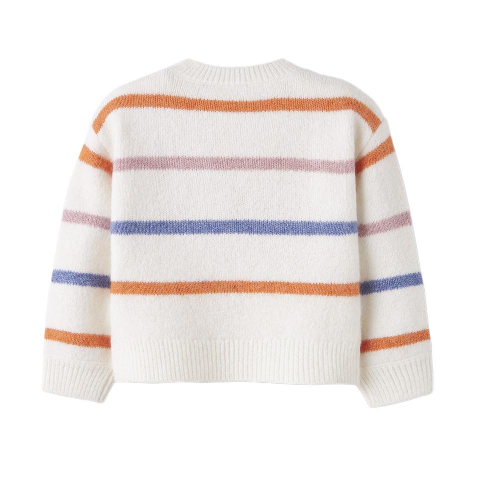 Pull Blanc Fille Name it Olenska vue 2