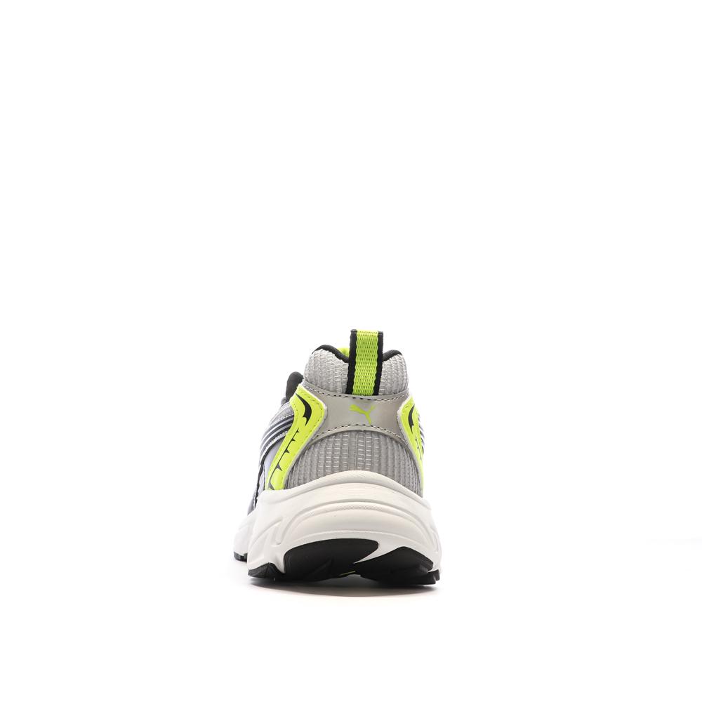 Baskets Gris/Jaune/Noir Homme Puma Morphic Athletic vue 3