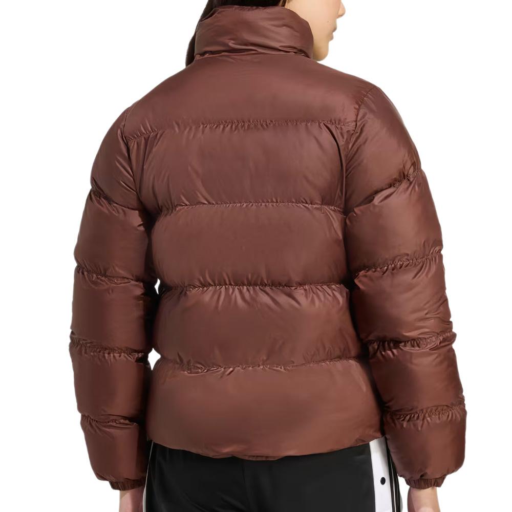 Braune Damen-Daunenjacke von Adidas Puffer Ansicht 2