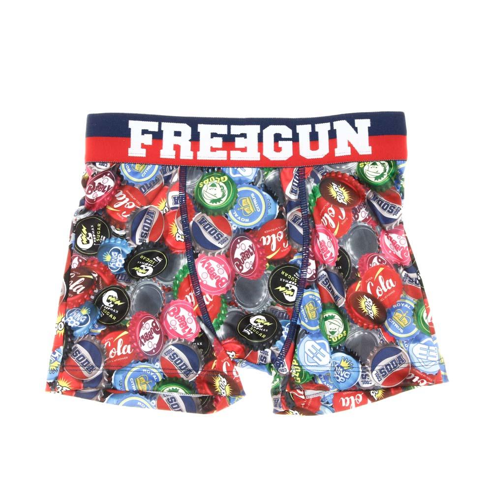 Boxer Noir/Rouge Garçon Freegun Capsule pas cher
