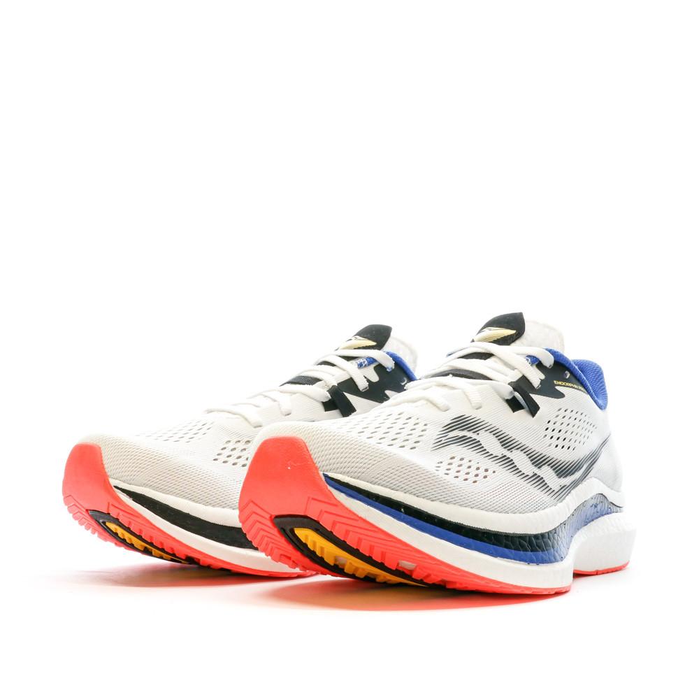 Chaussures de running Blanches/Orange Homme Saucony Endorphin Pro 2 vue 6