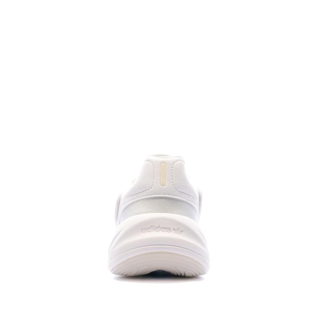 Baskets Blanc/Violet Femme Adidas Ozelia vue 3
