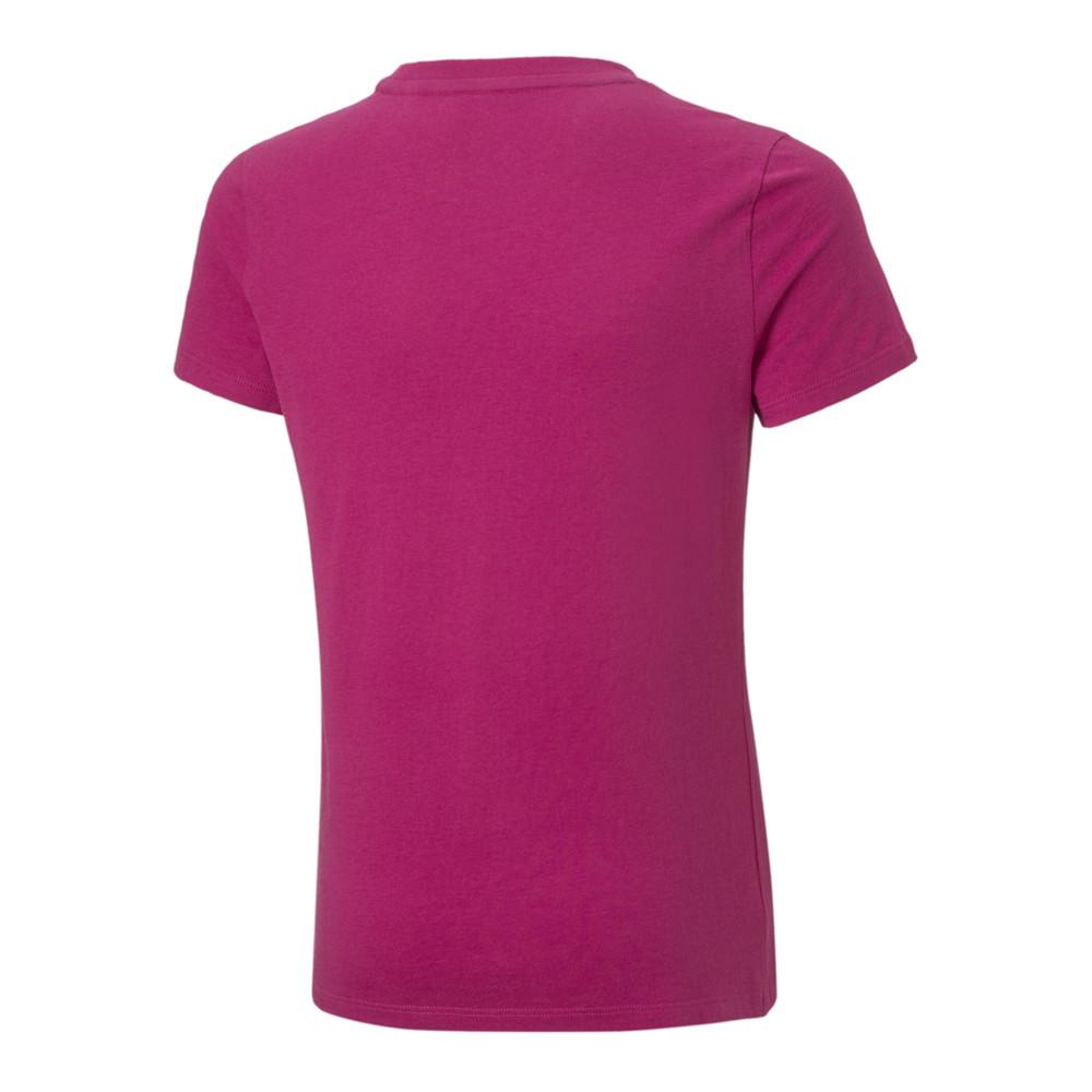 T-shirt Rose Fille Puma Alpha vue 2