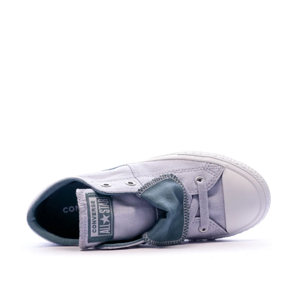Baskets violette fille Converse CTAS Maddie Slip vue 4