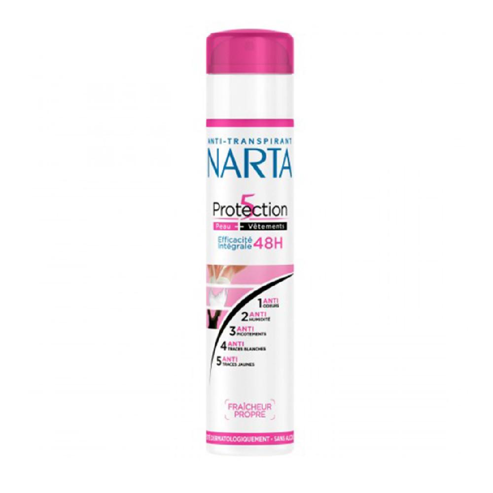 Déodorant Anti-Transpirant Protection 5 Femme Narta 48H pas cher