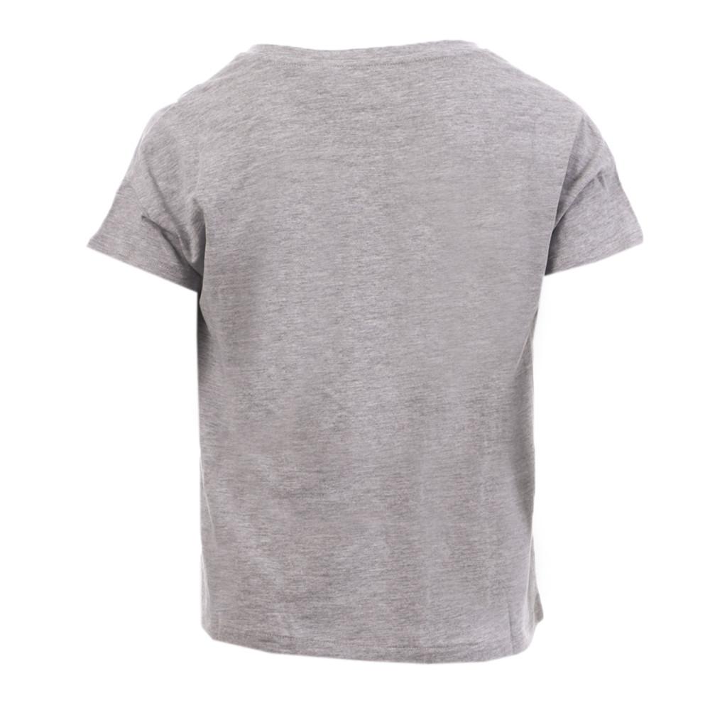 T-shirt Gris Fille Teddy Smith Funny vue 2