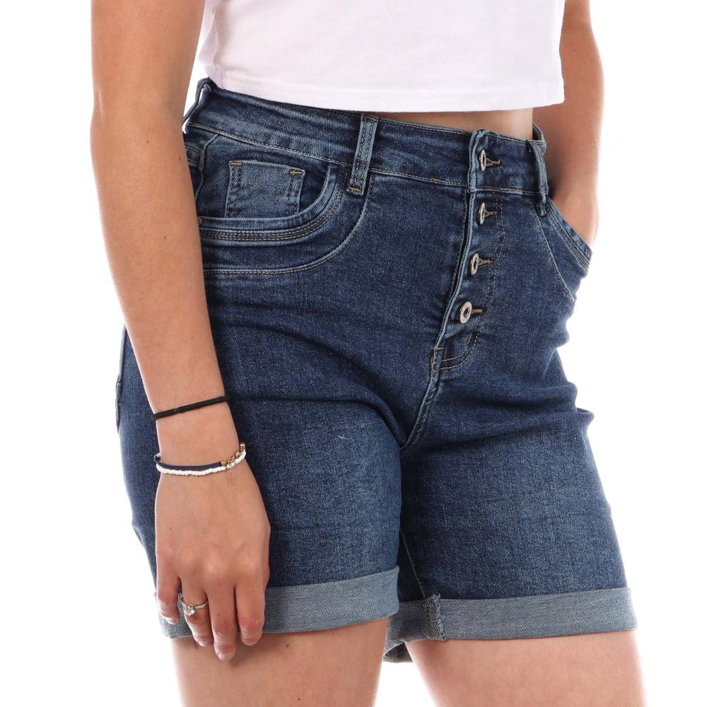 Short Bleu Foncé Femme Monday Premium Long Medium pas cher