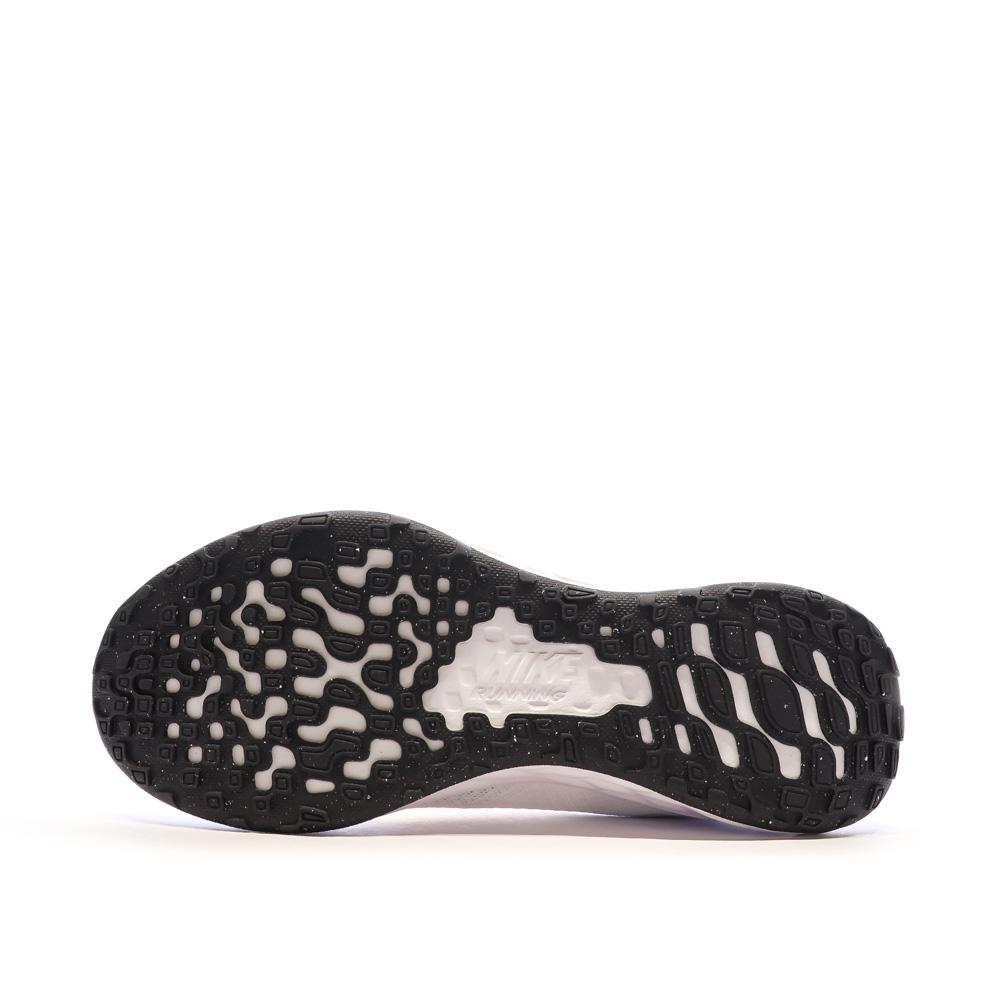 Chaussures de Running Blanches/Oranges Femme Nike Revolution 6 vue 5