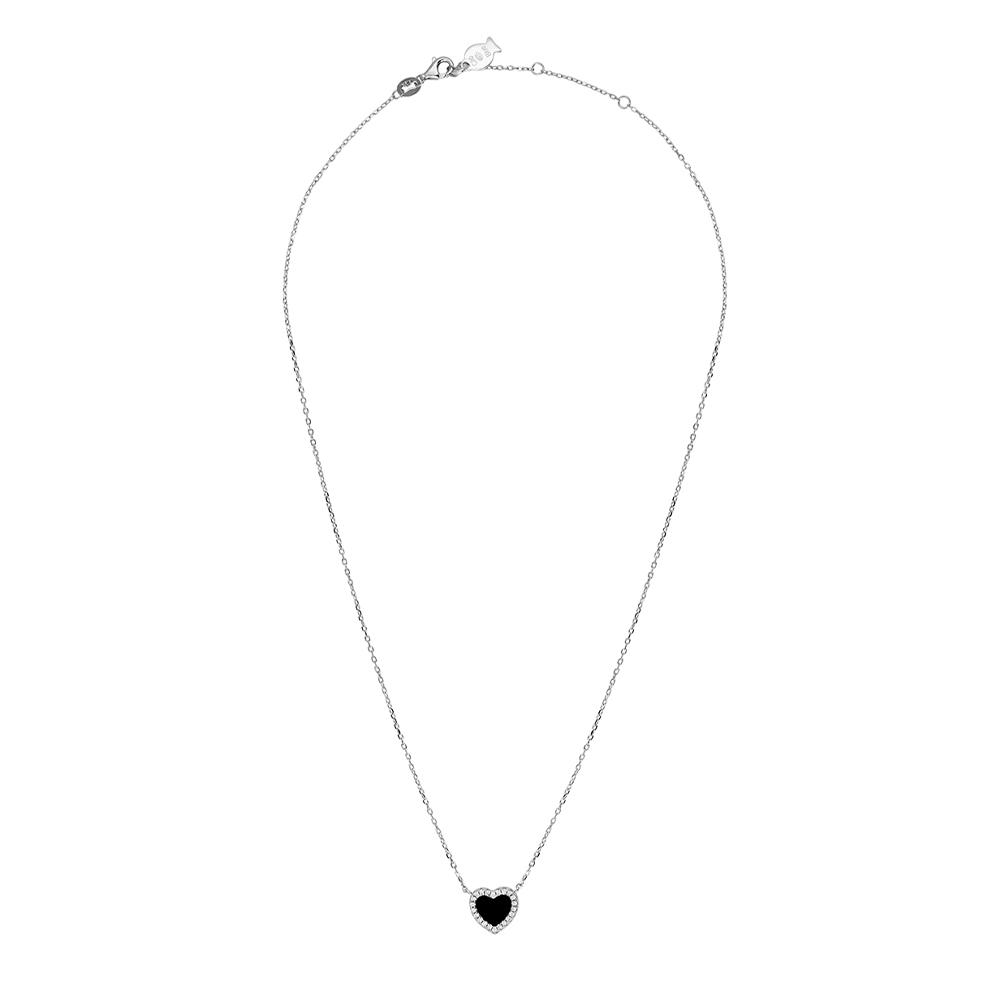 Collier Cœur Noir Clio Blue Angel pas cher
