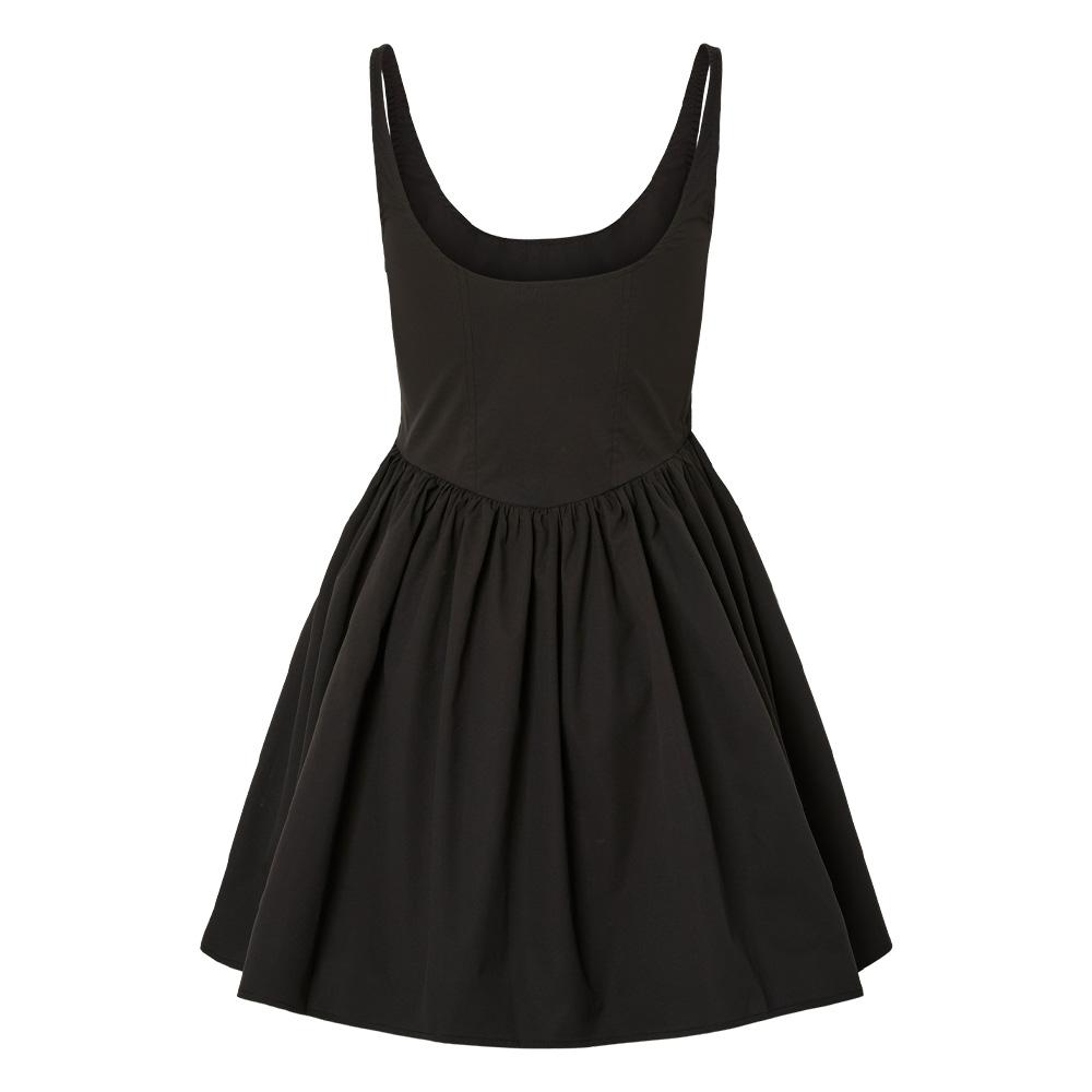 Kleid Schwarz Frau Pieces Vana Ansicht 2