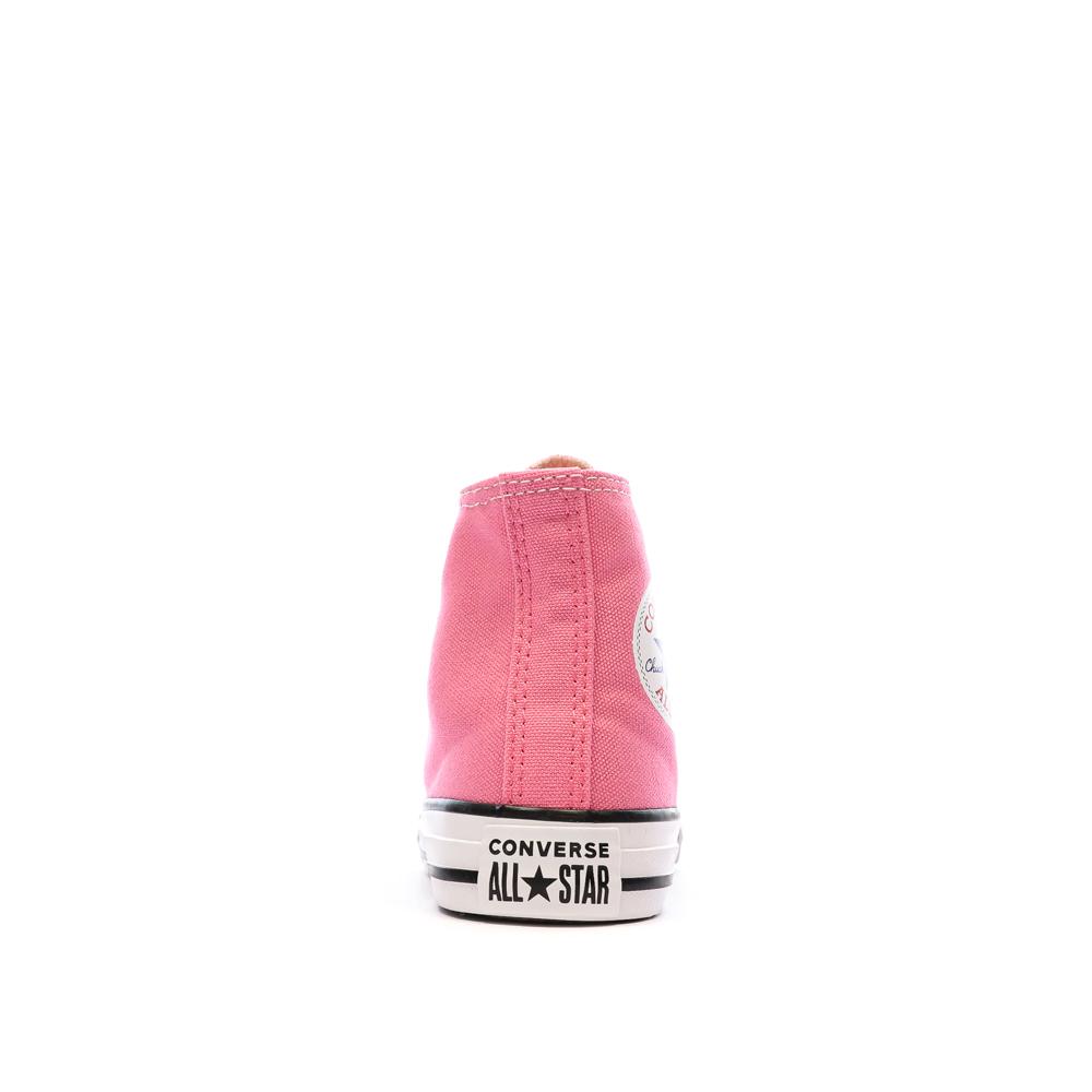 Baskets Roses Fille Converse All Star High vue 3