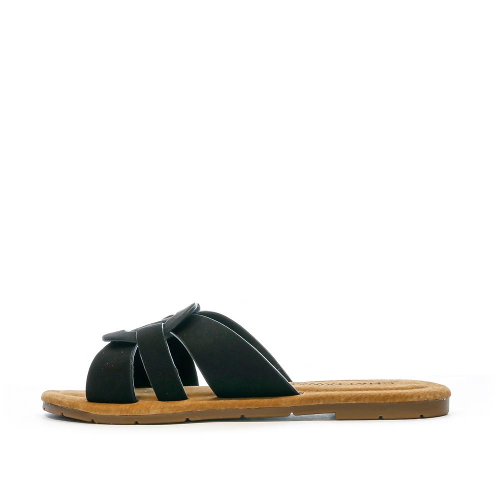 Claquettes Noires Femme Chattawak Pace pas cher