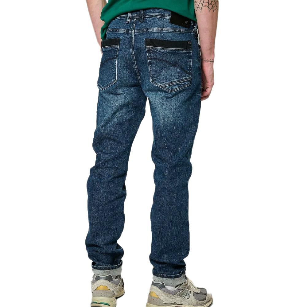 Jean Slim Fit Bleu Foncé Homme Kaporal IRISH vue 2