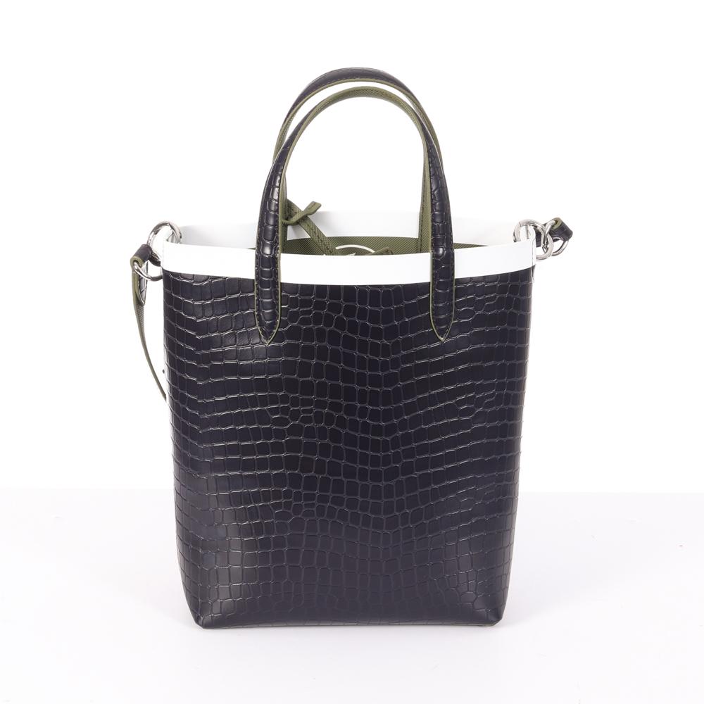 Sac à Main Marine/Kaki Femme Lacoste Croc vue 2