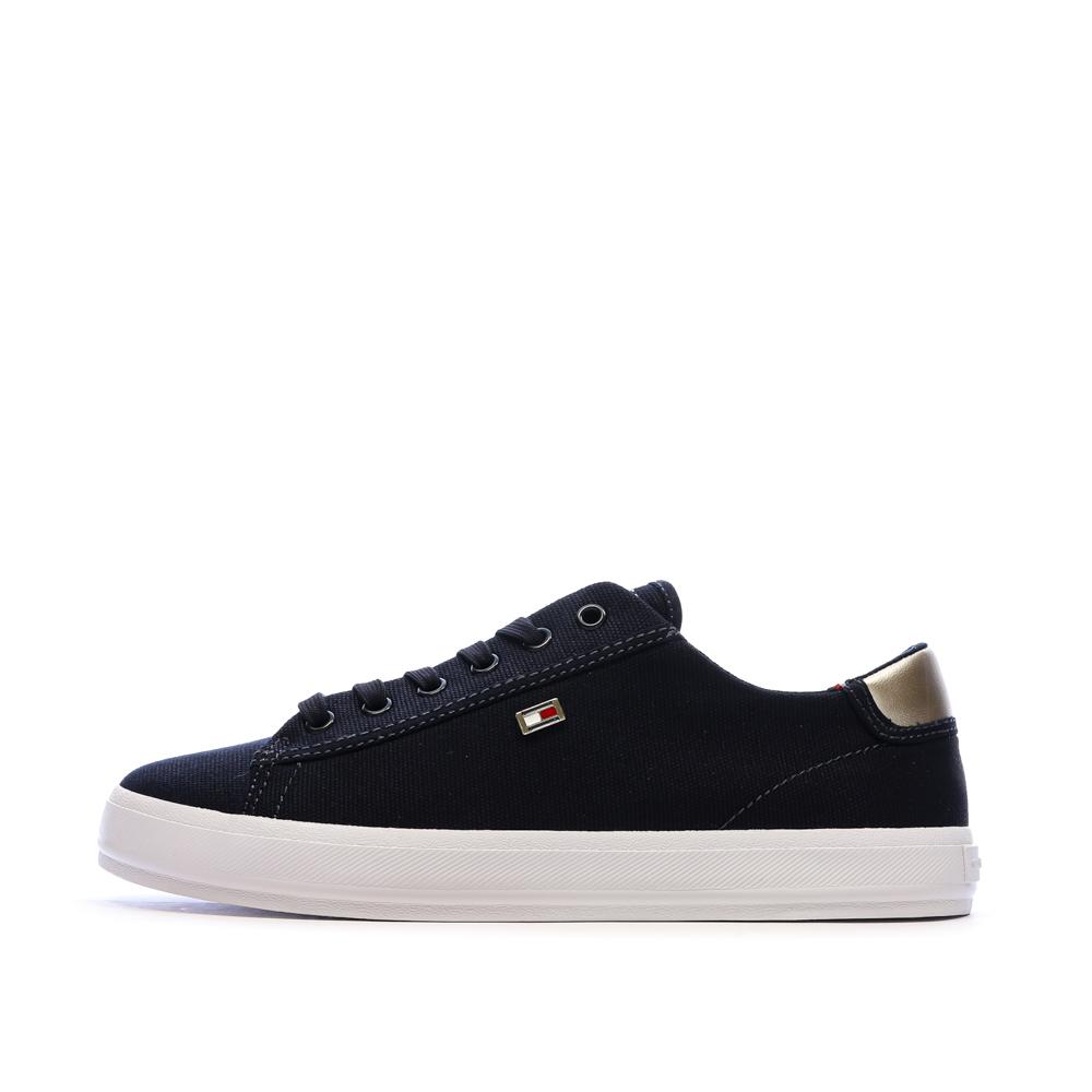 Baskets Marine Femme Tommy Hilfiger Vulc Canvas Lace Up pas cher