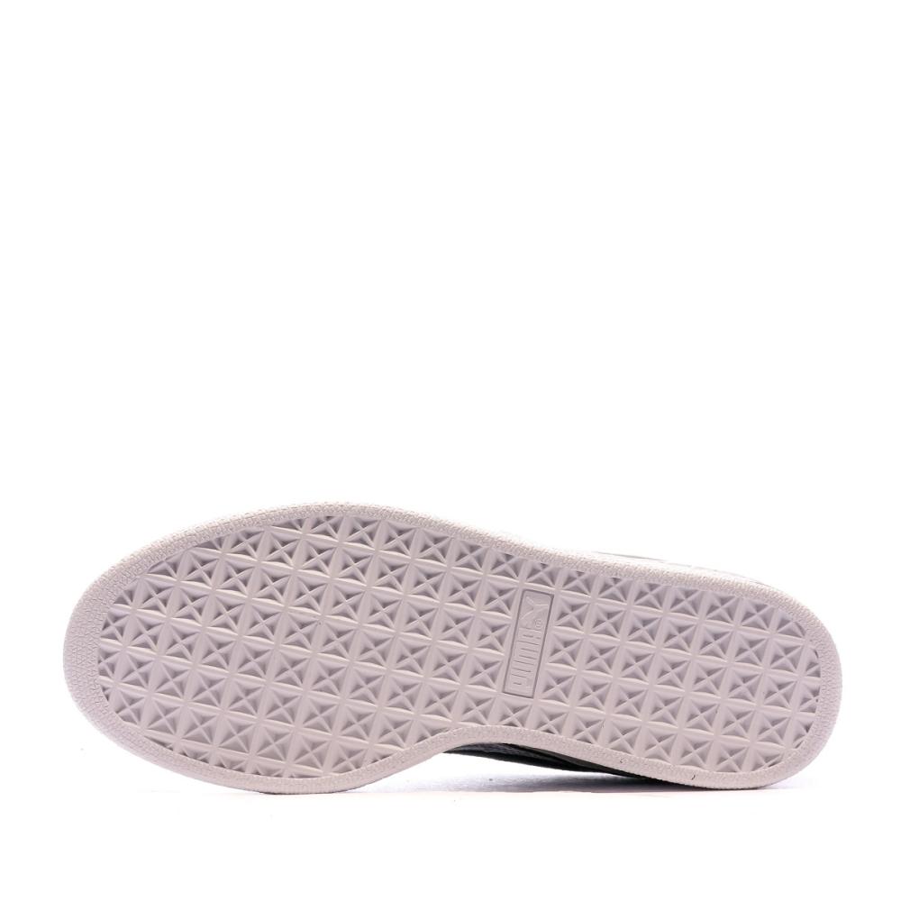 Baskets Noir/Grise Femme Puma Suede Triplex vue 5
