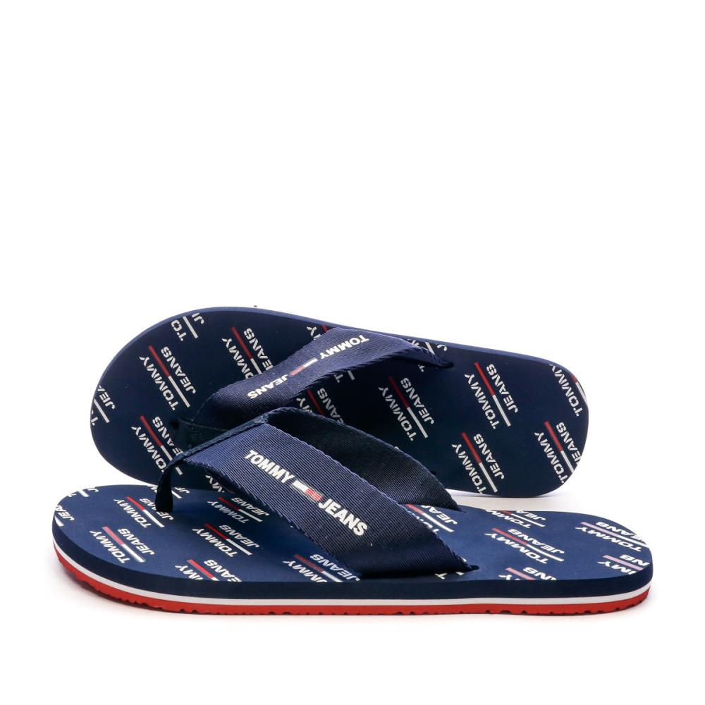 Tong Marine motifs Homme Tommy Hifiger PRINT pas cher