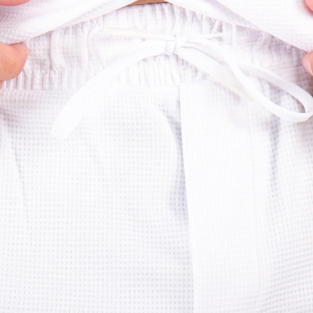 Short Blanc Garçon Paname Brothers Poly Texture vue 2