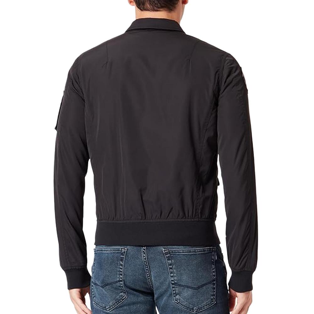 Blouson Noir Homme Schott CWU23 vue 2