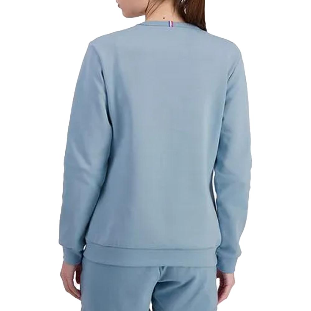 Sweat Bleu Femme Le Coq Sportif Crew vue 2