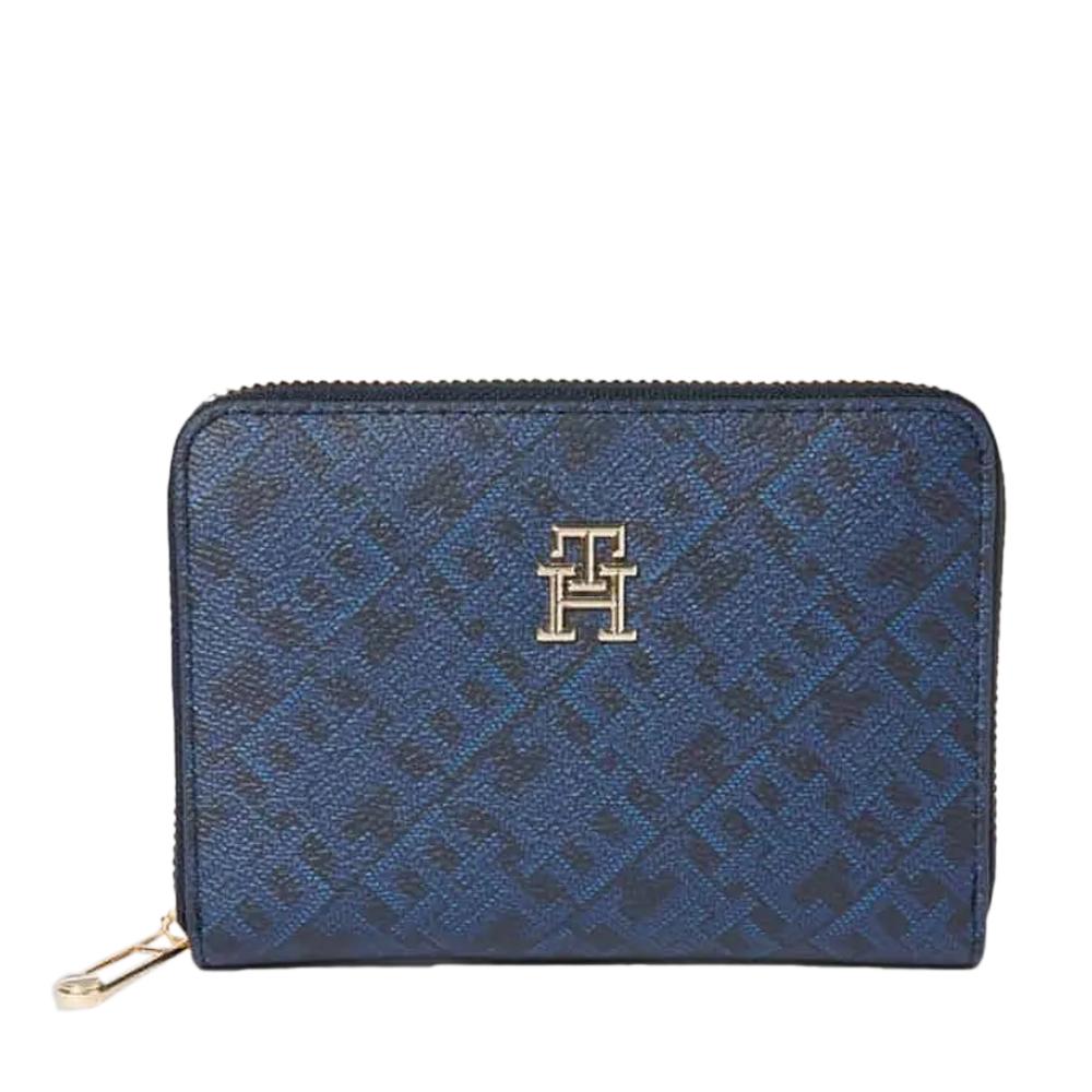 Portefeuille Marine Femme Tommy Hilfiger Gifting Med Za Mono Space pas cher
