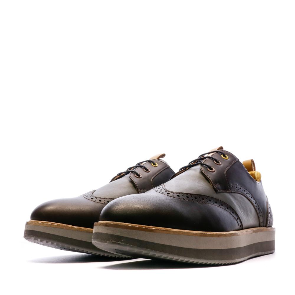 Chaussures de ville Marron/Gris Homme CR7 Chicago vue 6