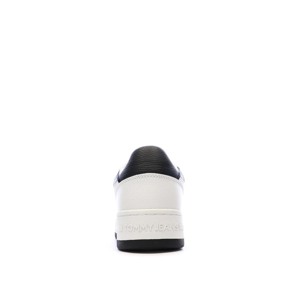 Baskets Blanches/Noires Homme Tommy Hilfiger Tjm Retro Basket vue 3