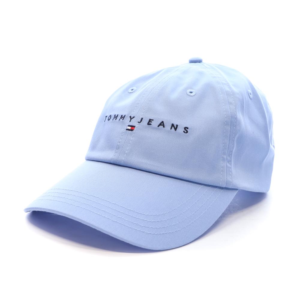 Casquette Bleue Mixte Tommy Hilfiger Linear Logo 6 pas cher