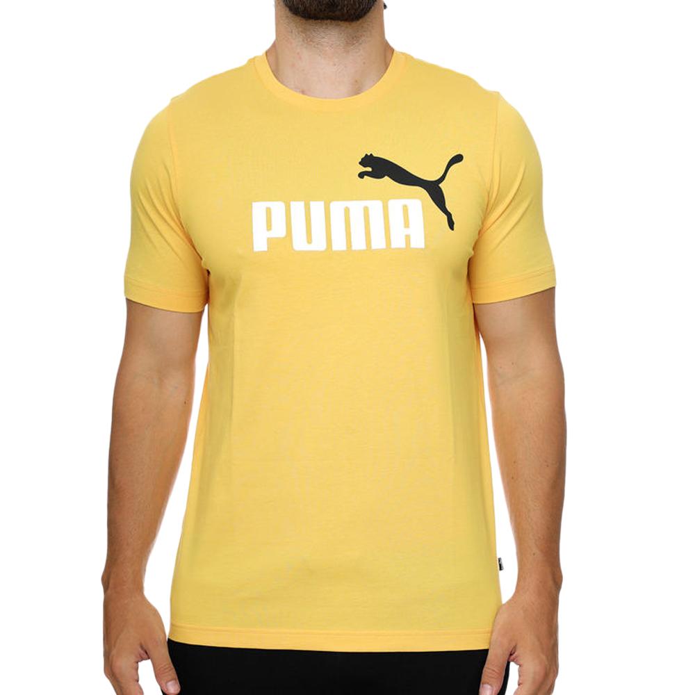 T-shirt JauneHomme Puma Essential +2 pas cher