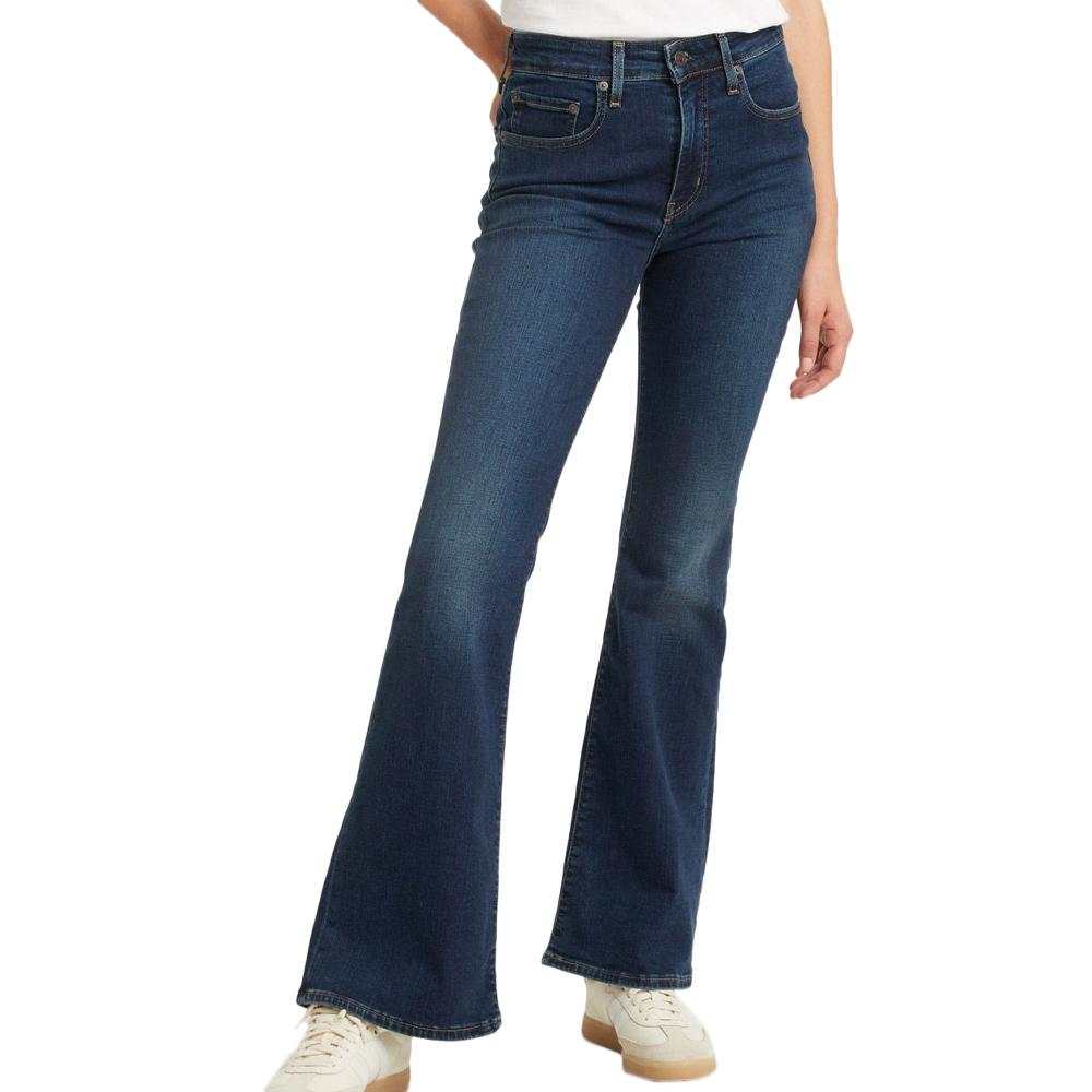 Jeans 726 Bleu Foncé Femme Levi's Flare pas cher