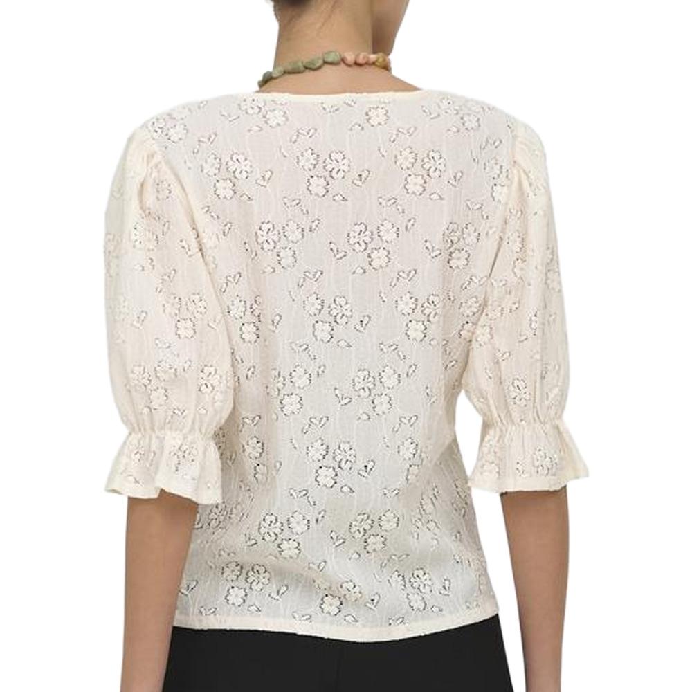 Blouse Écru Femme JDY Jakobe 2/4 vue 2