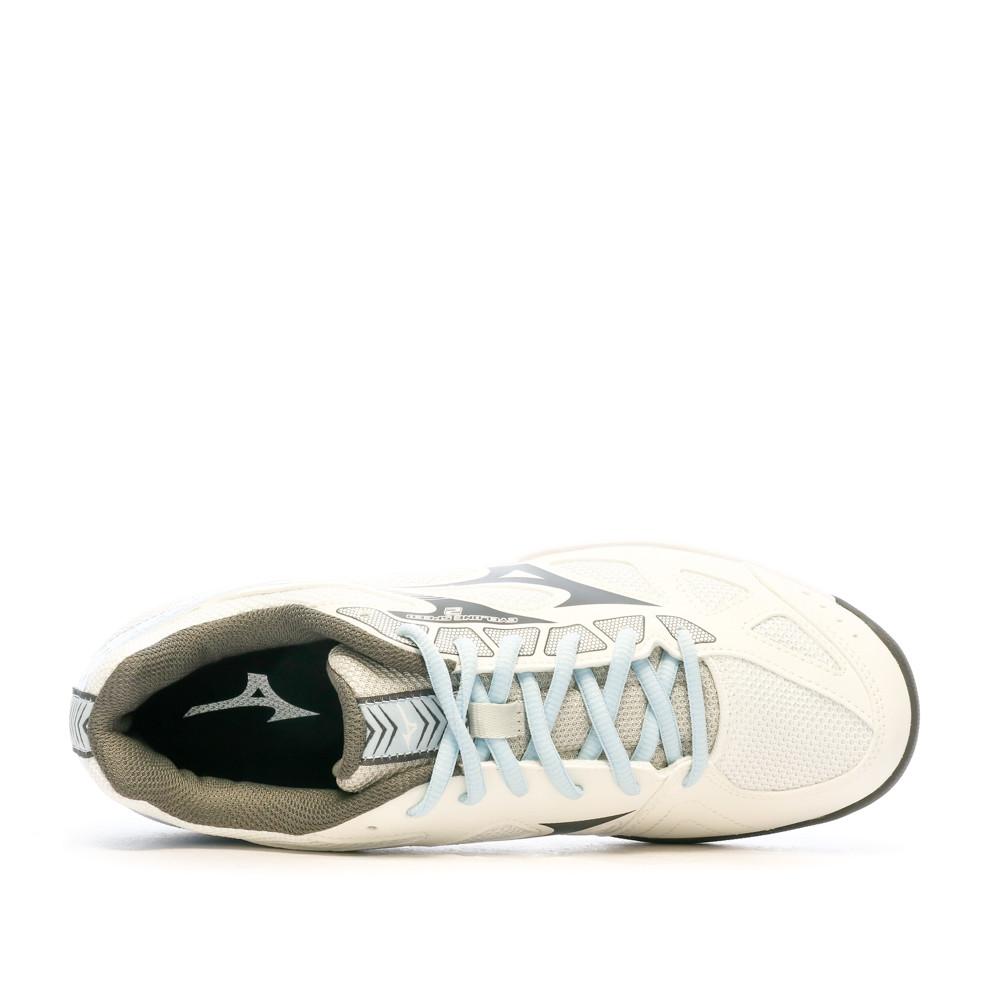 Chaussures de running Blanches Femme Mizuno Cyclone Speed 2 vue 4