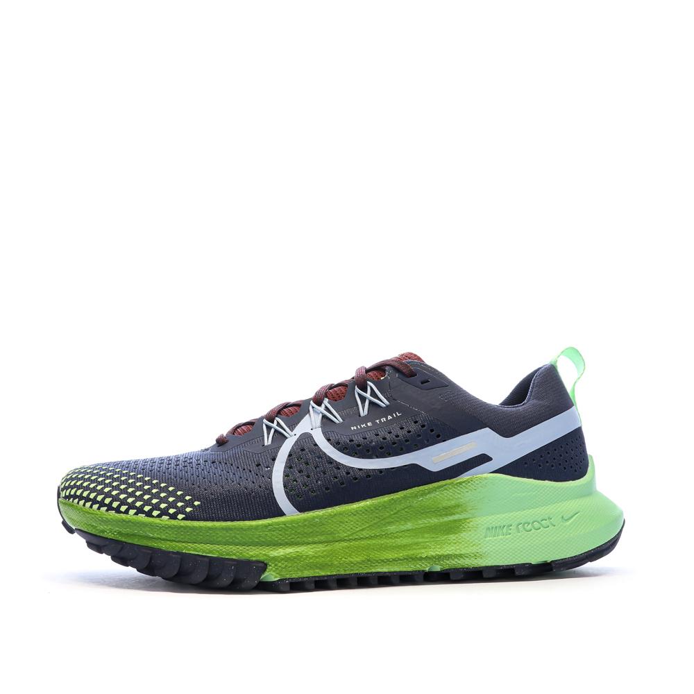 Chaussure trail Marine/Vert Homme Nike React Pegasus pas cher