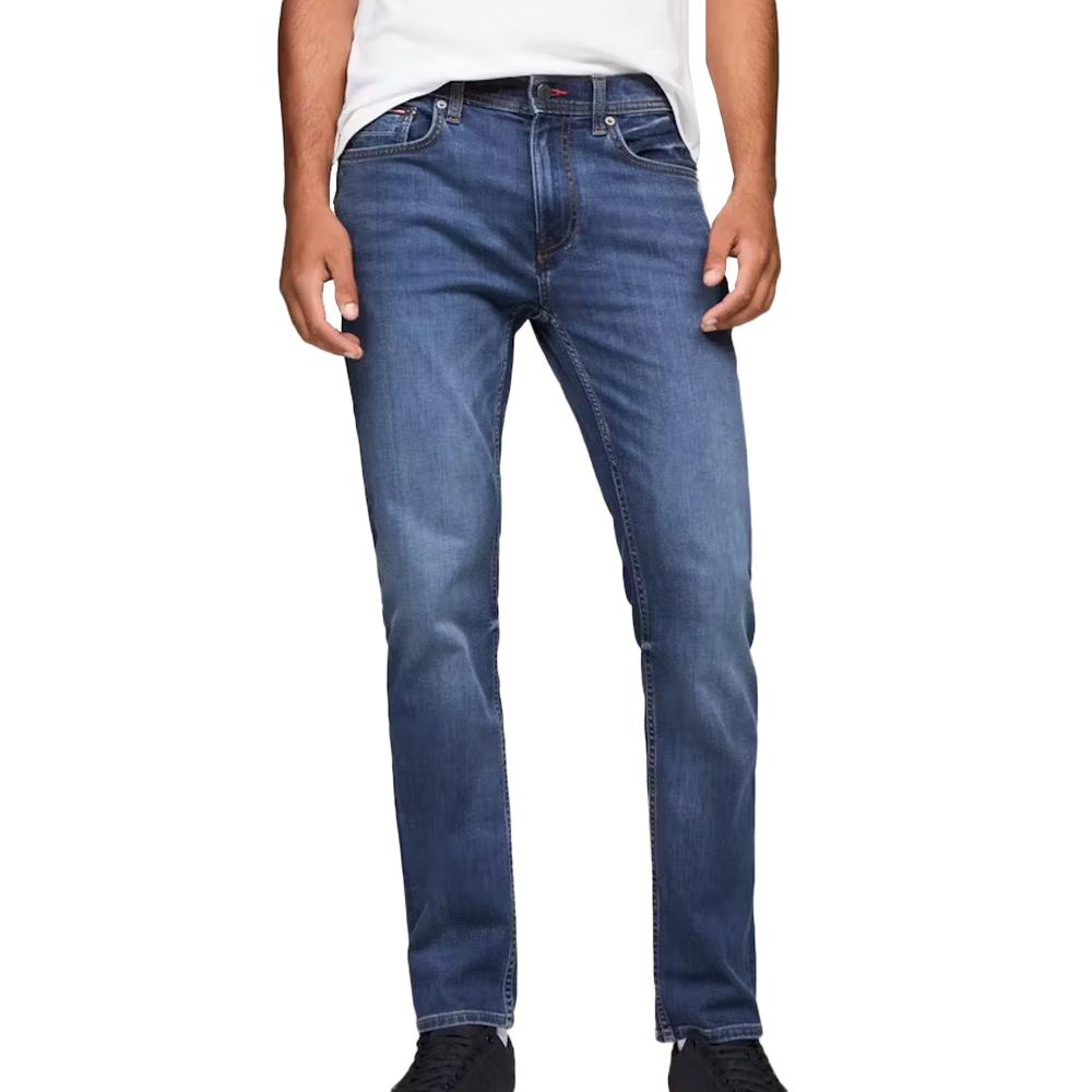 Jean Droit Bleu Homme Tommy Hilfiger Denton pas cher