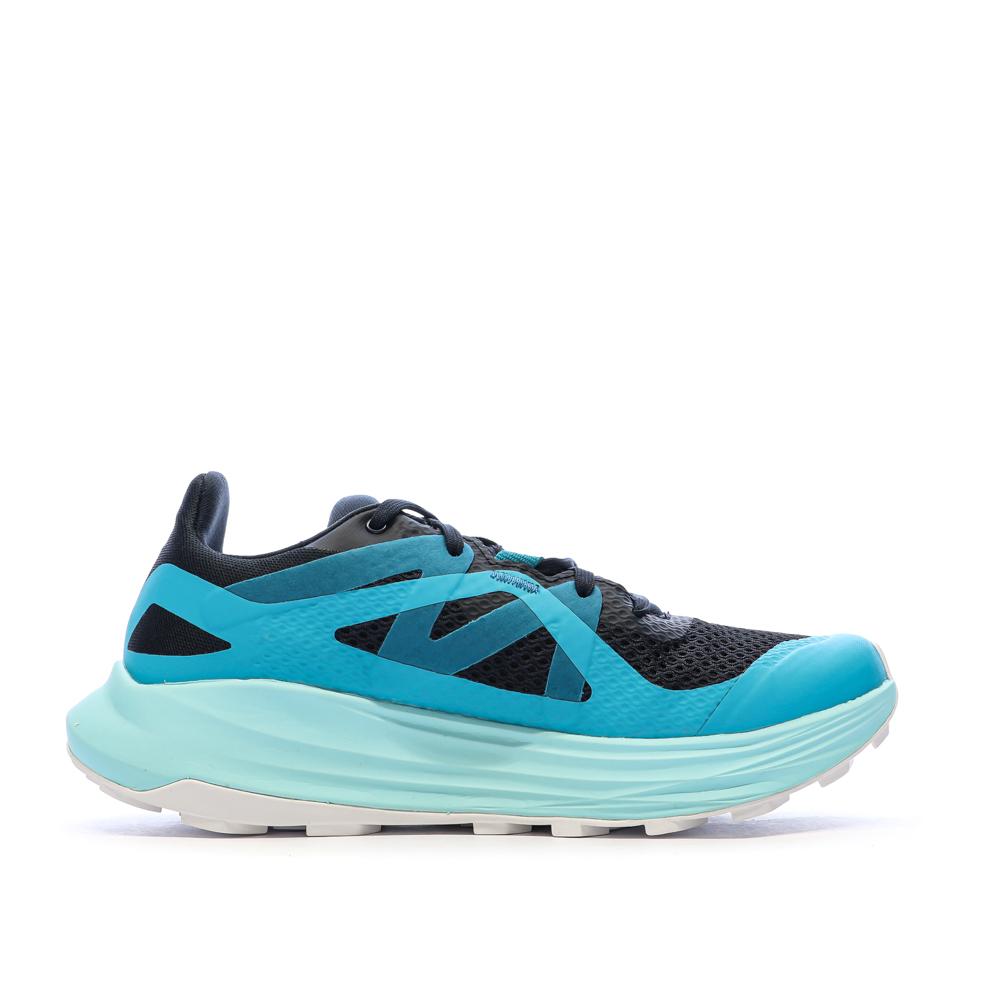 Chaussure de Trail Bleu Femme Salomon Shoes Ultra Flow vue 2