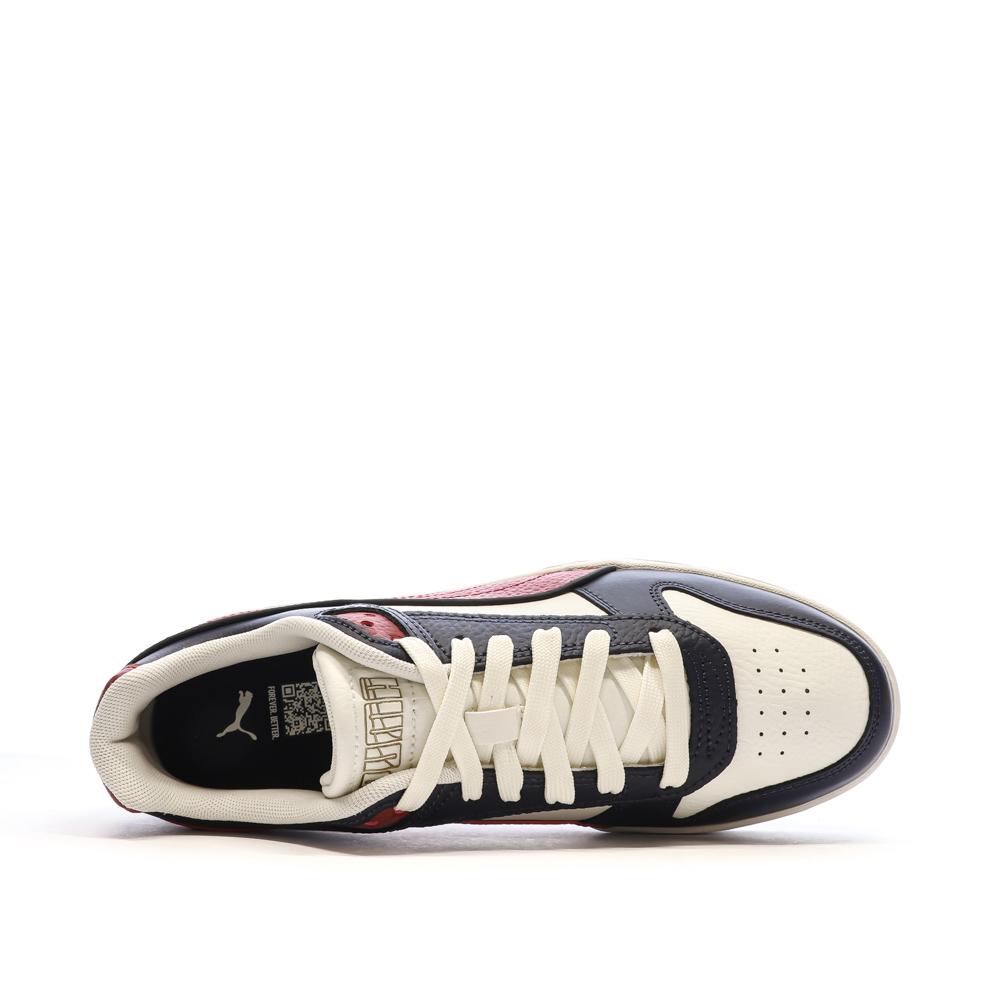 Baskets Noires/Blanches/Rouges Homme Puma Rbd vue 4
