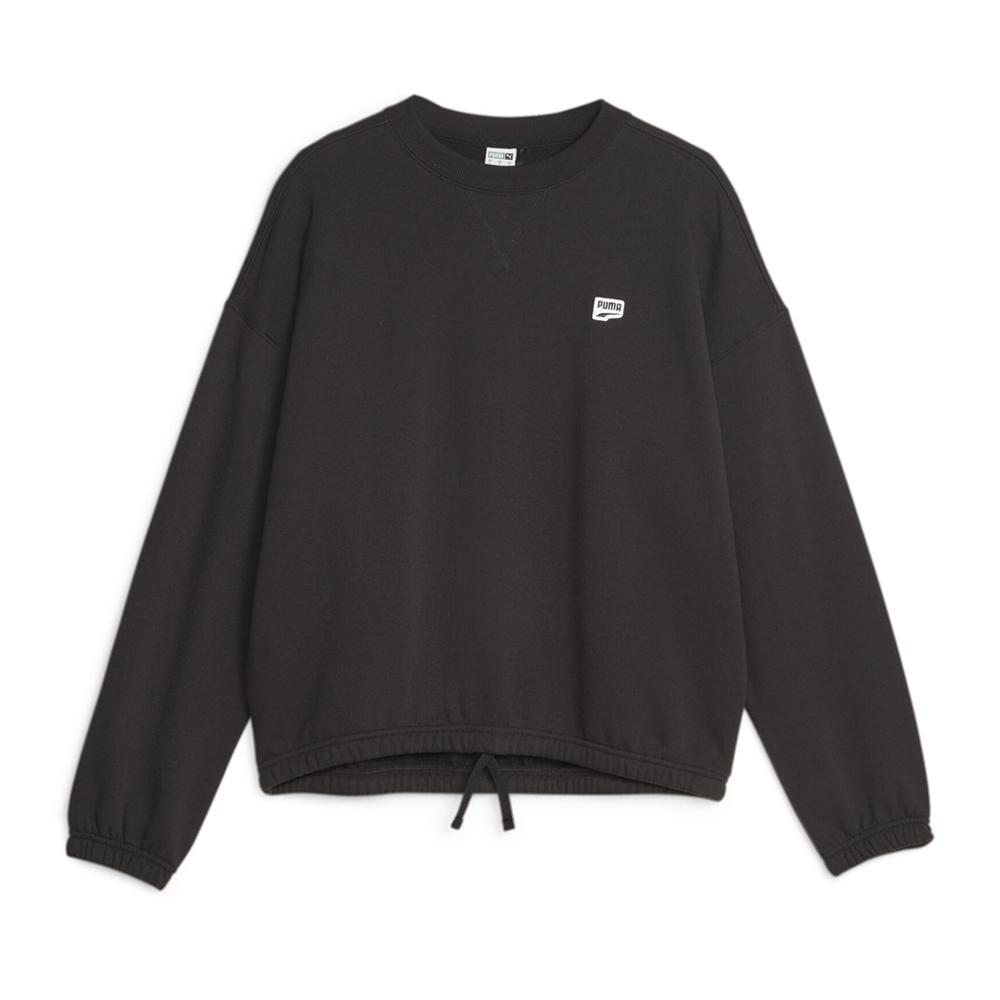 Sweat Noir Femme Puma Downtown Oversized pas cher
